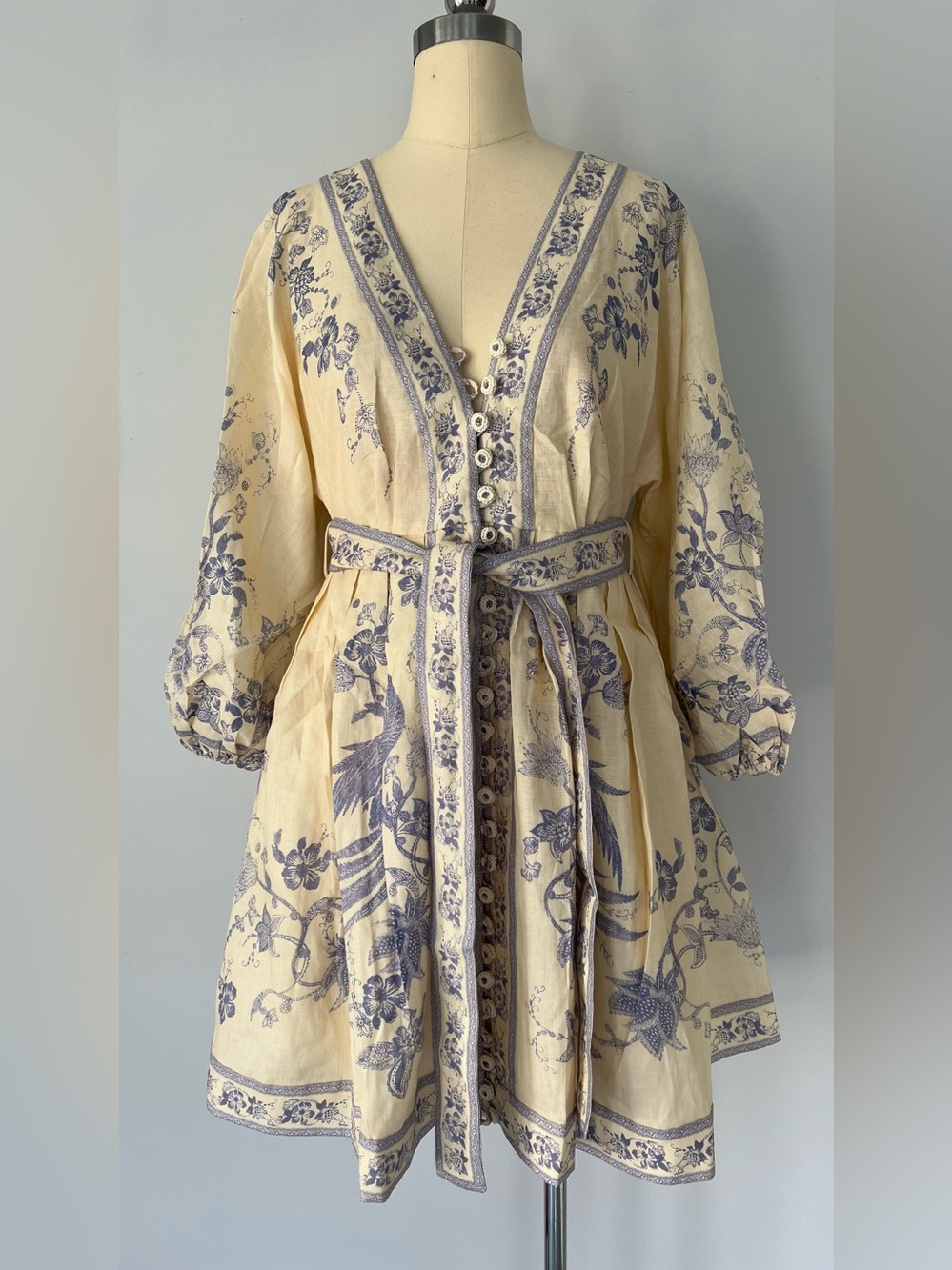 Zimmermann / Indra Plunge Mini Dress (FINAL SALE) - Picture 5 of 8